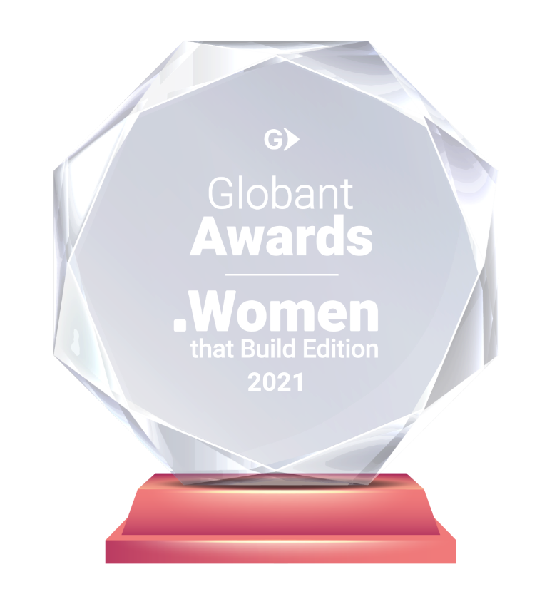 Logo - Globant Awards Women that Build 2020 Edition