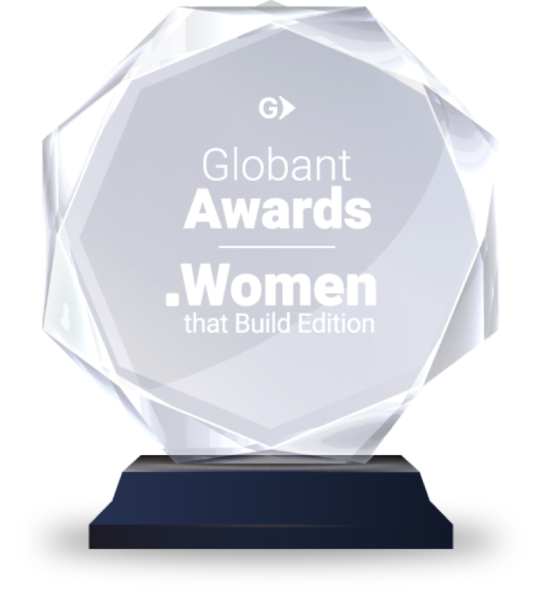 Logo - Globant Awards Women that Build 2020 Edition